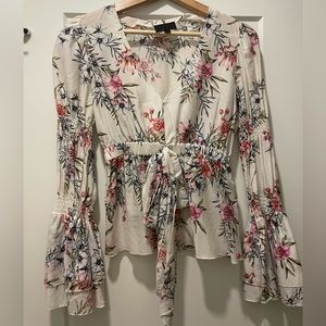 Floral print top
